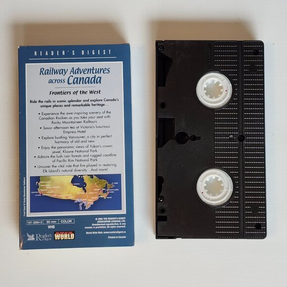 VINTAGE Readers Digest Railway Adventures Across Canada VHS Box Set 3 VHS Tapes - Picture 7 of 11